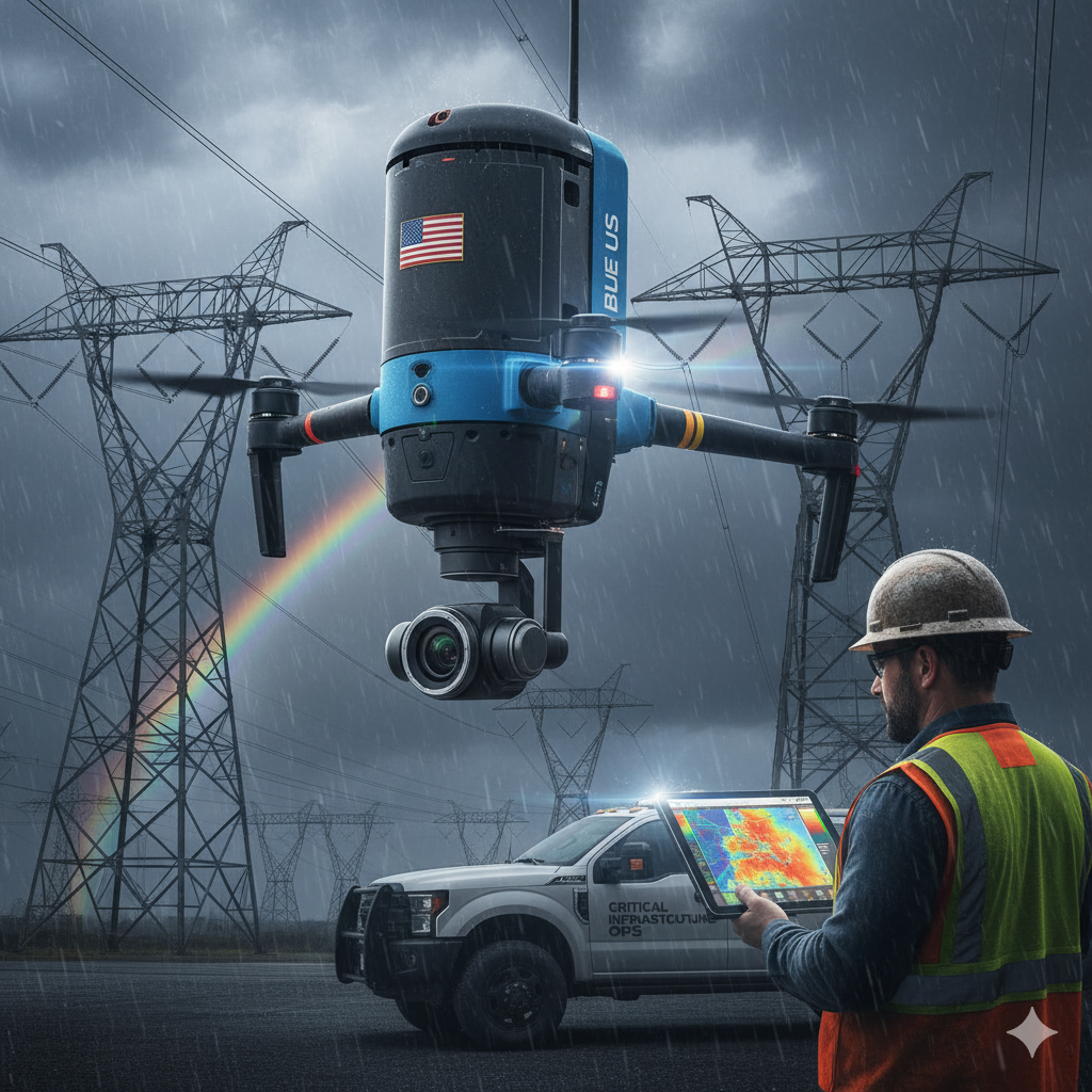 The Non-Negotiable Edge: Why Blue List Drones Are Essential for Critical Infrastructure